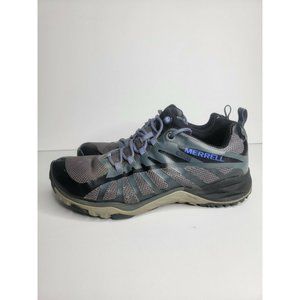 Merrell Siren Edge Q2 Waterproof J77530 Hiking Shoes Women's Size 9 Black Grey